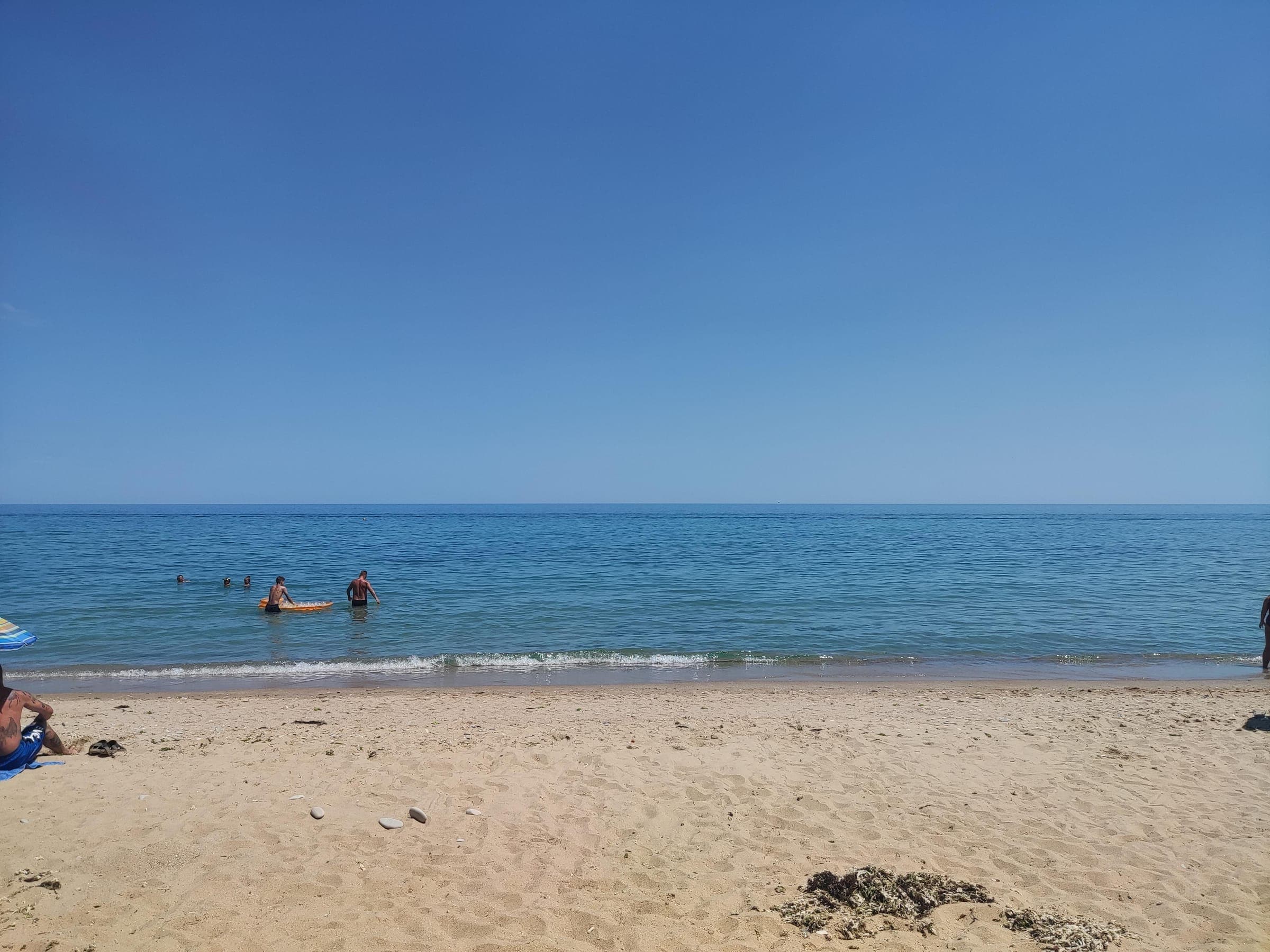 Sea view from the beach